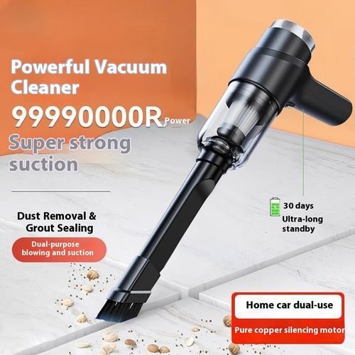 Bestselling vacuum: rechargeable, powerful suction! Small handheld, for home & car—cleans carpets, windows, crevices, grooves! 🌀