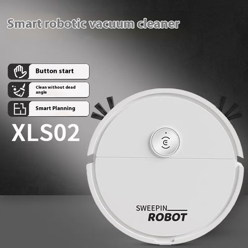 New Model White Smart Robot Vacuum Cleaner, Fully Automatic 3-in-1 (Sweeping, Suction, Mopping), High-Efficiency Cleaning, a Lazy Person's Must-Have Cleaning Tool
