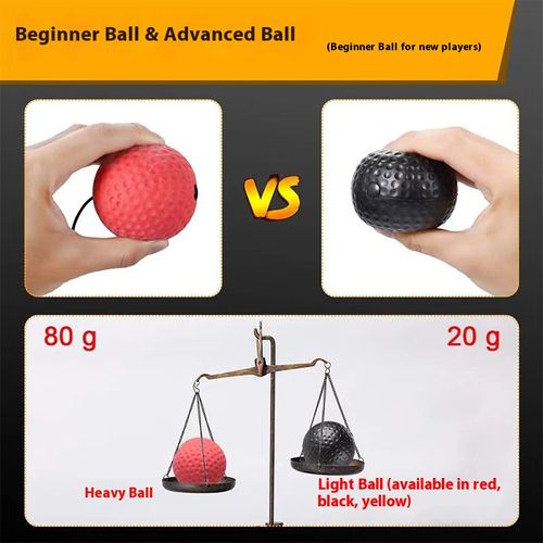 Head - mounted Boxing Reaction Ball, Rebound for Adults and Children, Concentration Training, Stress Relief, Venting, Sports Reaction Ball for Home Use
