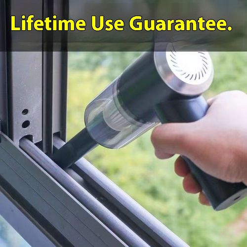 Bestselling vacuum: rechargeable, powerful suction! Small handheld, for home & car—cleans carpets, windows, crevices, grooves! 🌀