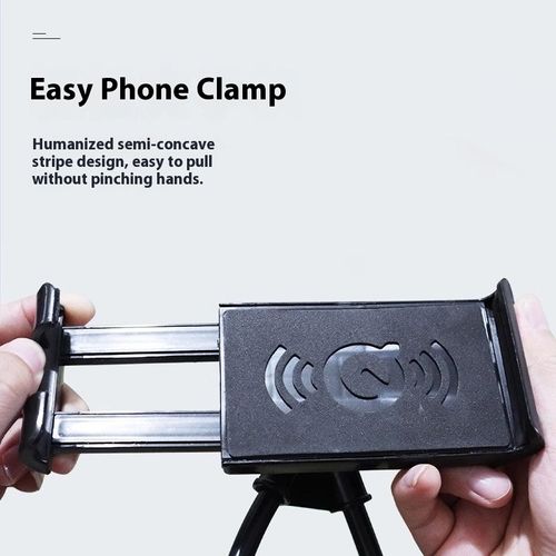 Black lazy phone holder, neck - hanging, suitable for watching TV, using tablets, live streaming in bed, binge - watching dramas, and universal for desktop, bedside, and dormitory hanging.