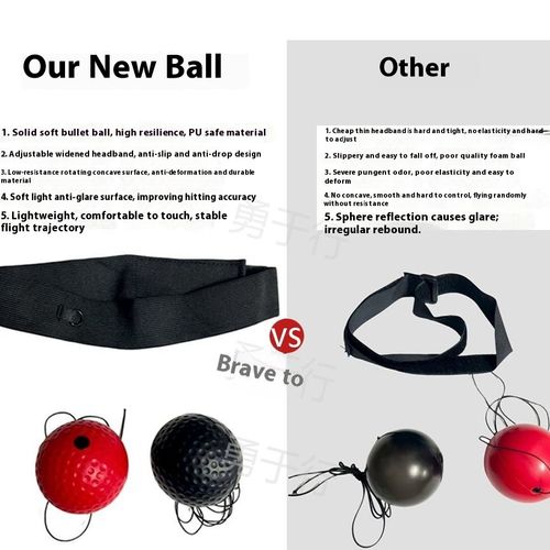 Head - mounted Boxing Reaction Ball, Rebound for Adults and Children, Concentration Training, Stress Relief, Venting, Sports Reaction Ball for Home Use