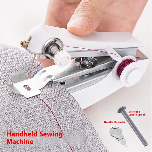 Household small sewing machine, portable manual mini micro hand-held simple clothes-sewing pocket tailor machine