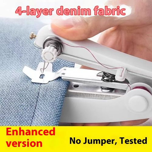 Household small sewing machine, portable manual mini micro hand-held simple clothes-sewing pocket tailor machine