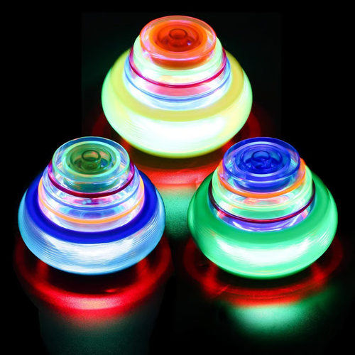 ⚡Music Flashing Spinners Toy With Launcher