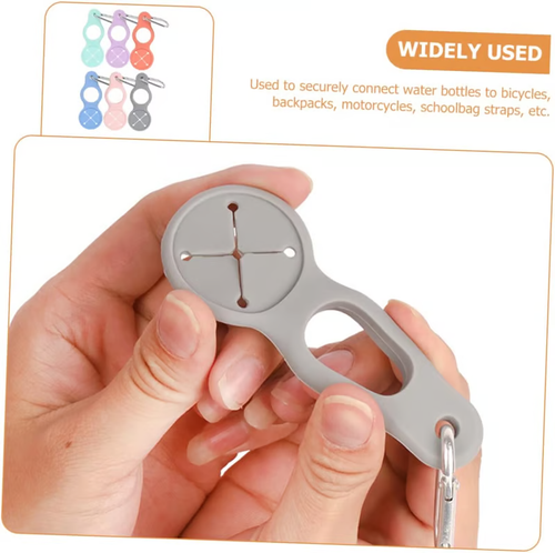 🔥Buy 1 Get 3 Free🏆Hot Sale⚡🌟 Silicone Sport Kettle Buckle Outdoor Carabiner Water Bottle Holde