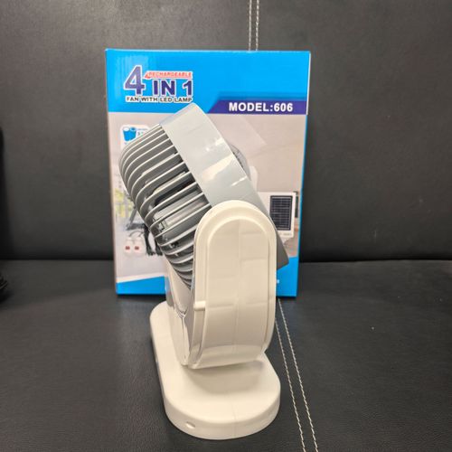 🔥☀️⚡New solar-powered fan with built-in battery, powerful airflow, quiet operation, portable, suitable for outdoor camping, 6-inch table fan.
