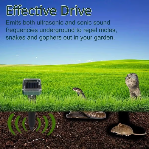 🔥Buy 1 Get 1 Free🔥Solar Power Mouse Mole Snakes Pest Rodent Repeller