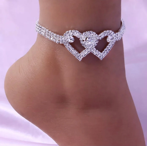 😍Heart X Heart Ankle Bracelet