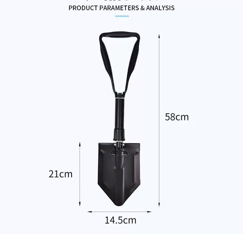 ⚒️ Folding Tactical Shovel | Compact · Heavy-Duty · Built for the Outdoors 🌲