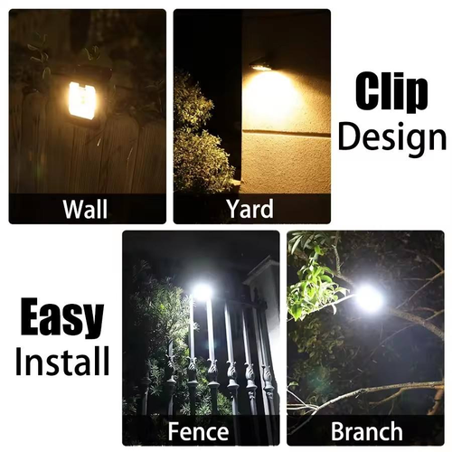🌞💡Outdoor Solar Clip Light with Motion Sensor