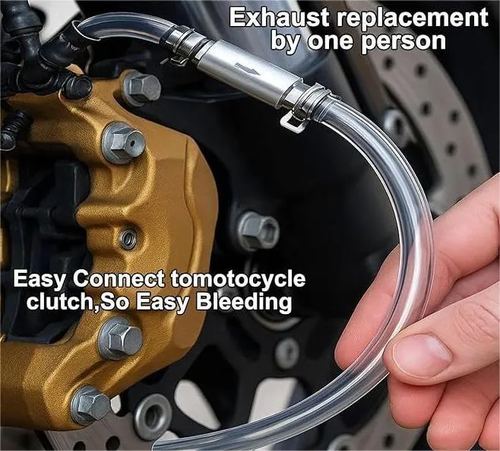 💥Brake Bleeder Hose - One Way Check Valve Tube Bleeding Tool Kit For Car Motorcyle Clutch