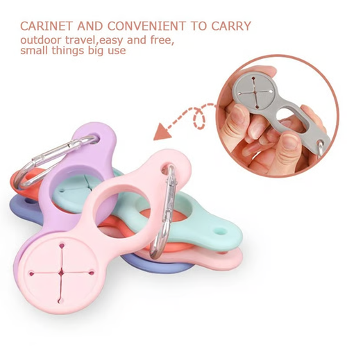 🔥Buy 1 Get 3 Free🏆Hot Sale⚡🌟 Silicone Sport Kettle Buckle Outdoor Carabiner Water Bottle Holde