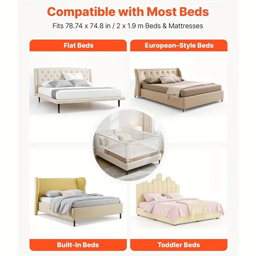 😴Baby bed guardrails