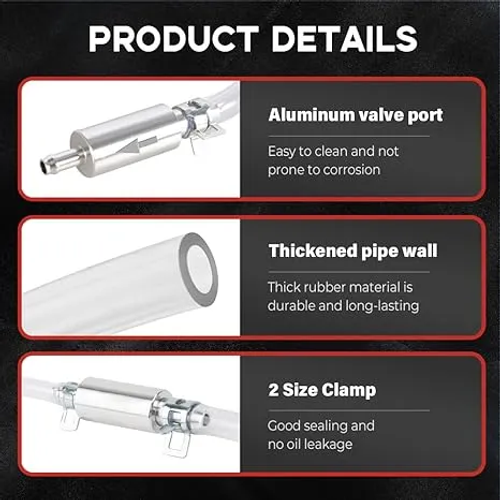 💥Brake Bleeder Hose - One Way Check Valve Tube Bleeding Tool Kit For Car Motorcyle Clutch