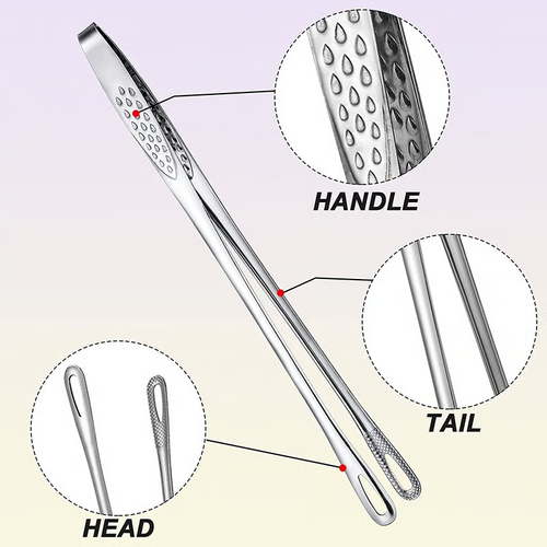 🌞Stainless Steel Grill Tongs