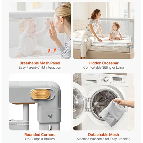 😴Baby bed guardrails