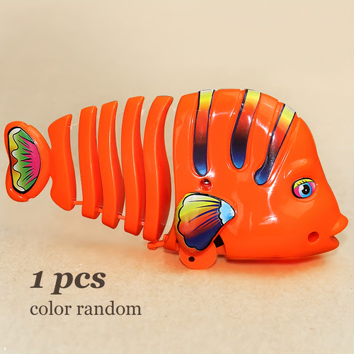 🐟🐟Plastic Wind-Up Wiggle Fish Toys