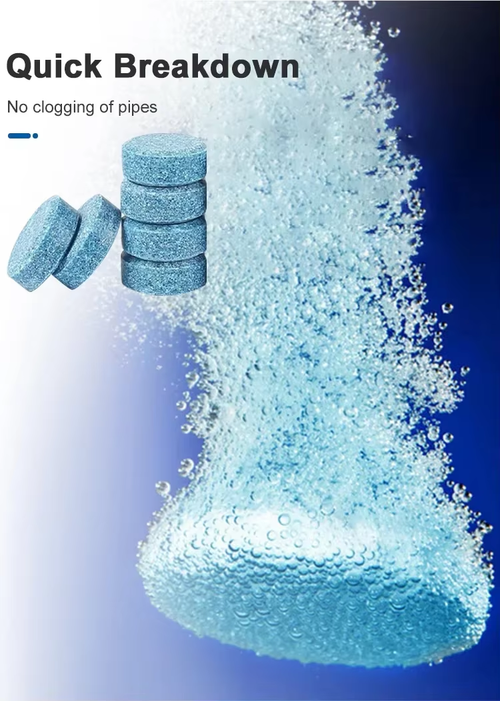 😍50 pieces-Car glass oil film cleaning effervescent tablets