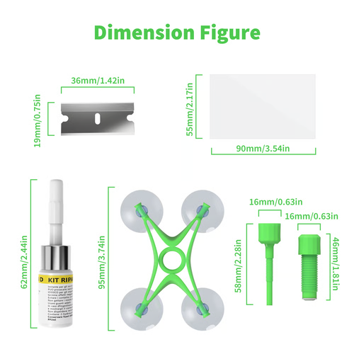 ✨ Auto Windshield Repair Kit – Fix Cracks & Chips Like a Pro! ✨