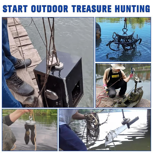 🔥Fishing Magnet: Super Strong Neodymium Magnet for Epic Treasure Hunting 🧲