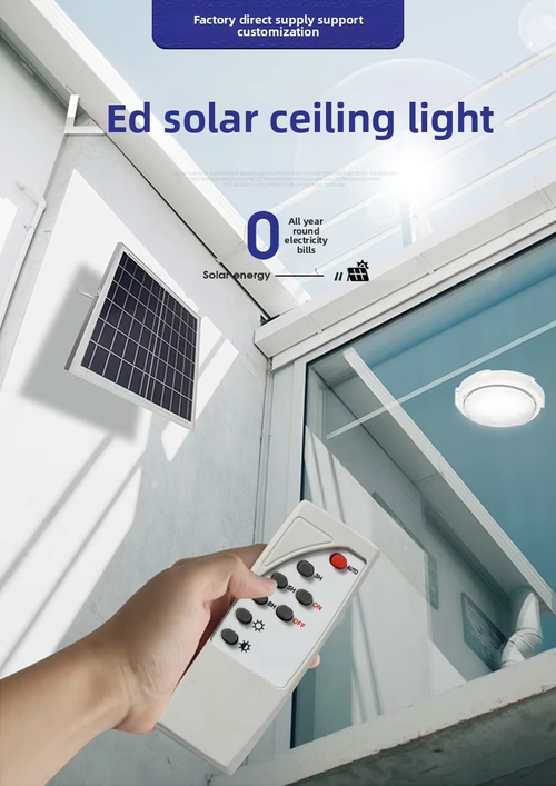 💡💡Modern LED Solar Light, Indoor Outdoor Waterproof Ceiling Pendant Light