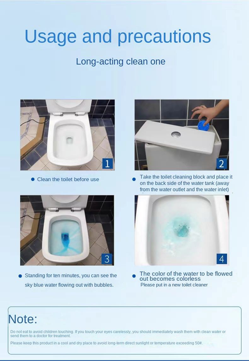 🔥🔥A total of 6 pieces 😍Toilet cleaner