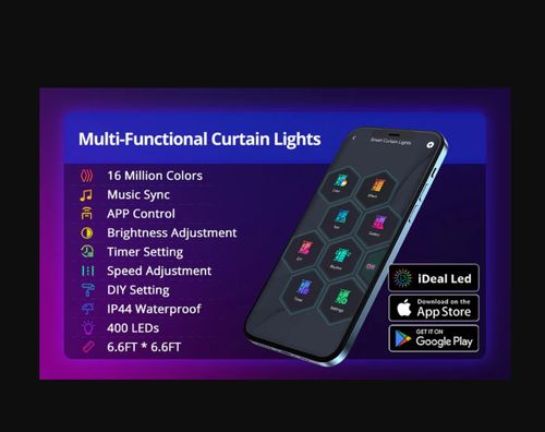 DIY Smart LED Curtain Sync Lights