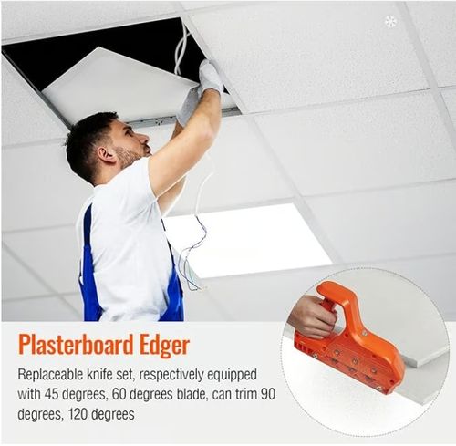 Precision Plasterboard 45°-60° Cutter（With 10 blades）