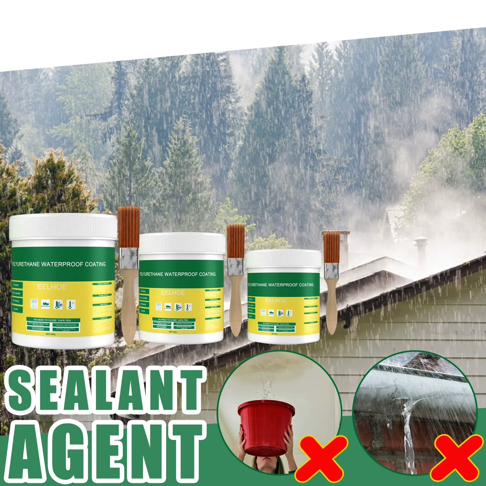 Multifunctional Transparent Waterproof Coating