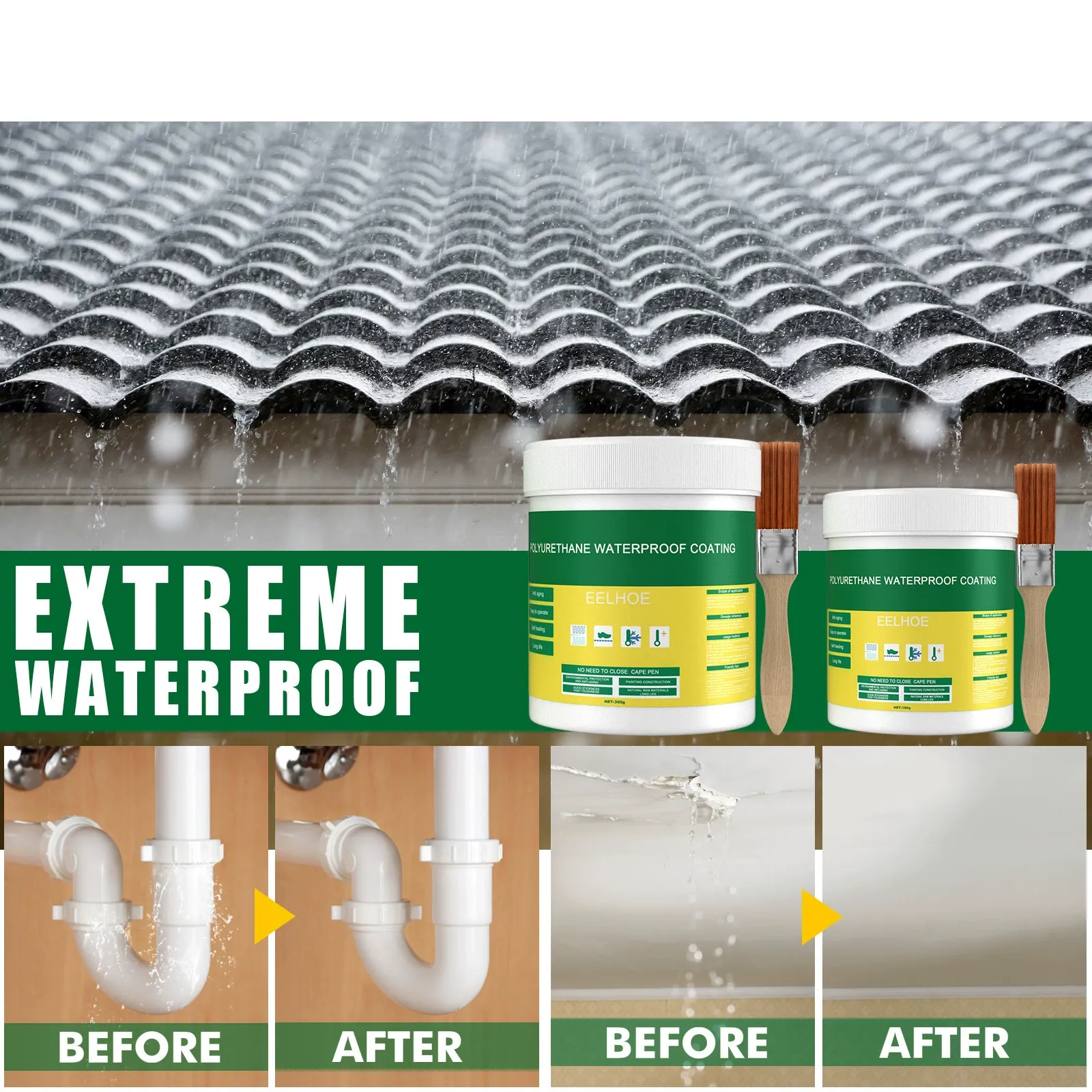 Multifunctional Transparent Waterproof Coating