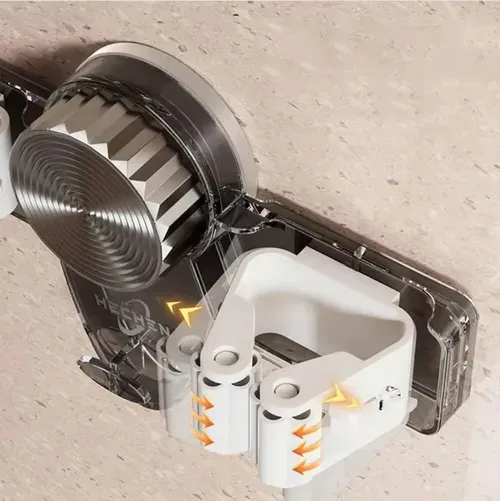 Creative Suction Cup Mop Clamp