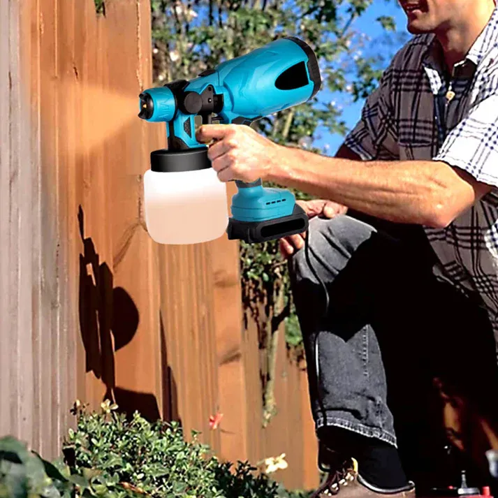 High Voltage Cordless Paint Sprayer with 2 Batteries 🎨🔋 is perfect for your spray painting projects!