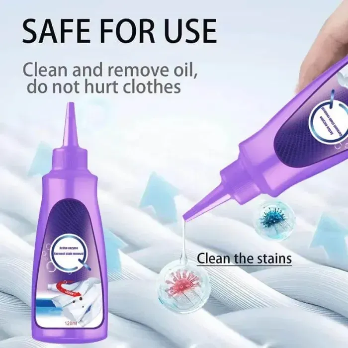 Active Enzyme Laundry Stain Remover（120ml*4Bottles）