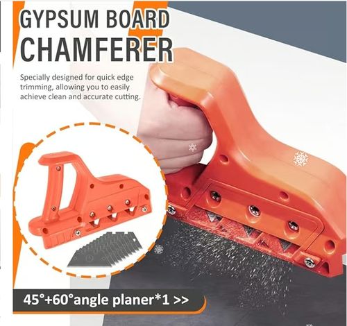 Precision Plasterboard 45°-60° Cutter（With 10 blades）