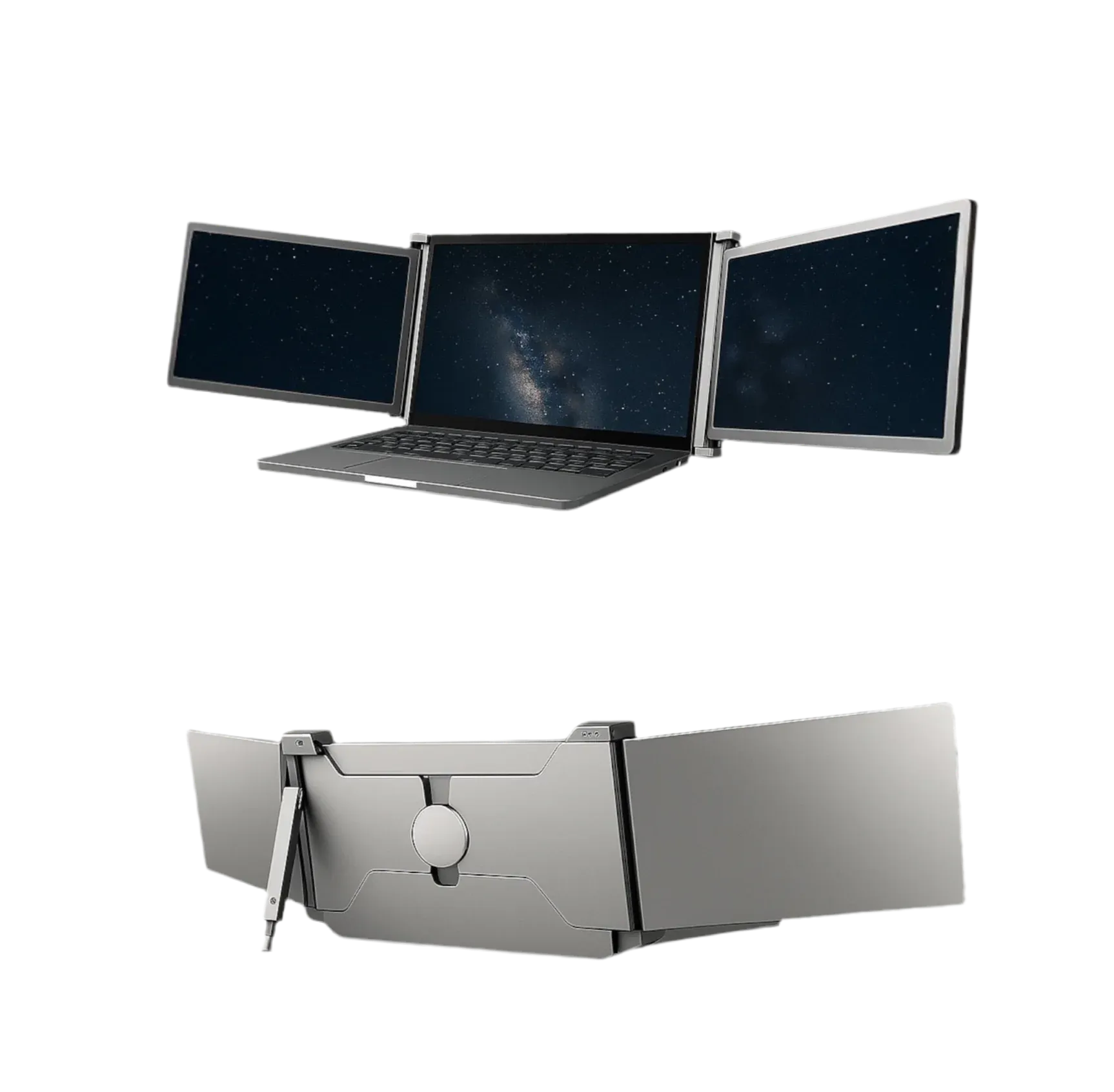 Renab Portable Monitor Tri-Screen