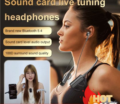 Hot-selling Wireless Sound Card Live Broadcasting and Audio Editing Earphones