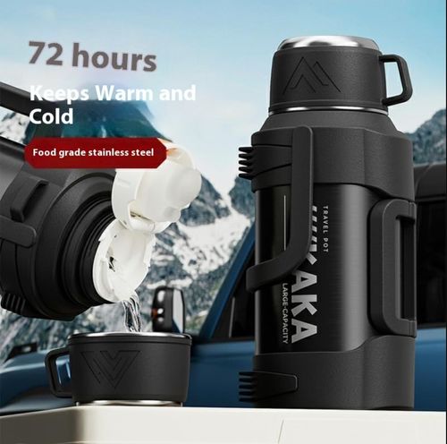 316 Stainless Steel Insulated Outdoor Travel Kettle Large Capacity