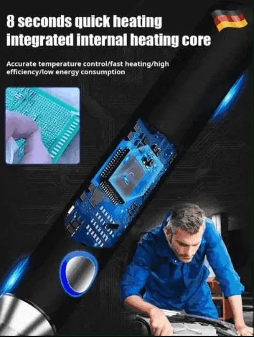 Wireless Portable Rechargeable Soldering Iron Set