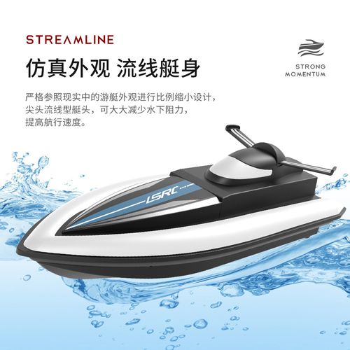 Remote control high speed racing boat