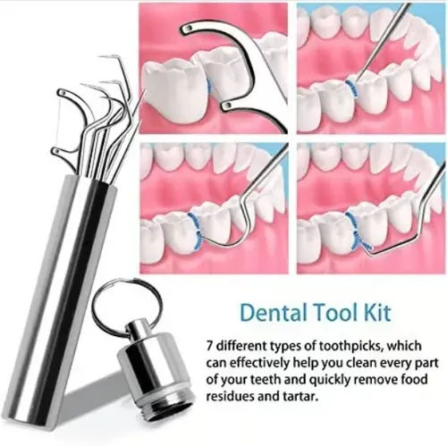 🔥Stainless Steel Toothpick Set 9pcs