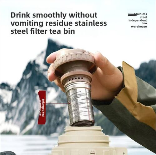 316 Stainless Steel Insulated Outdoor Travel Kettle Large Capacity