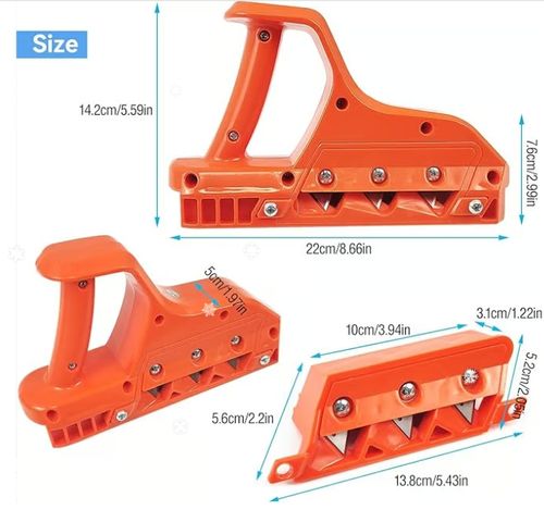 Precision Plasterboard 45°-60° Cutter（With 10 blades）