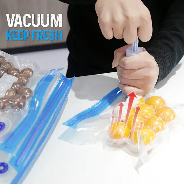 Vacuum seal bag set (🔥15 bags + 1 electric pump🔥)