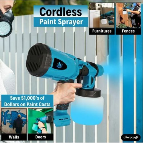 🔥 Cordless High Pressure Paint Sprayer 🔥 Rechargeable Comes with 2 Batteries