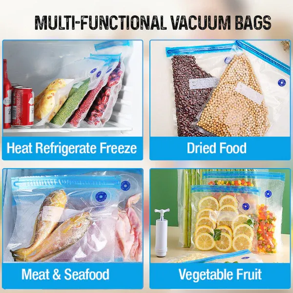 Vacuum seal bag set (🔥15 bags + 1 electric pump🔥)
