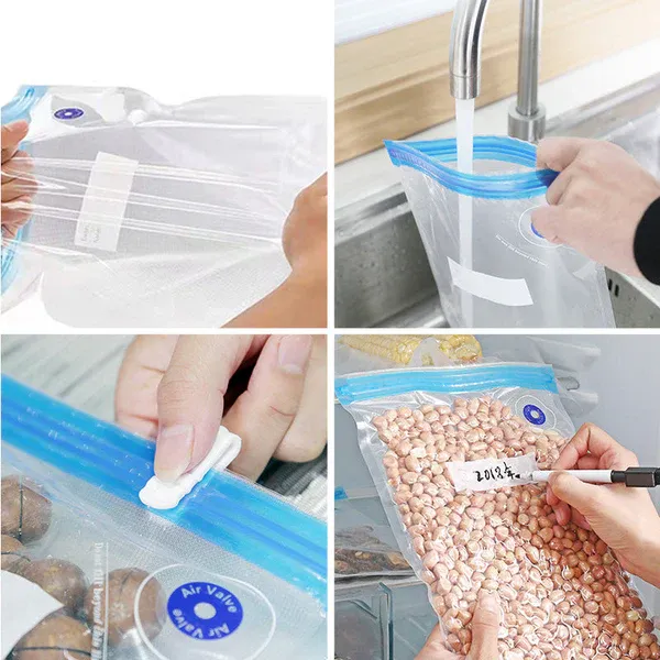 Vacuum seal bag set (🔥15 bags + 1 electric pump🔥)