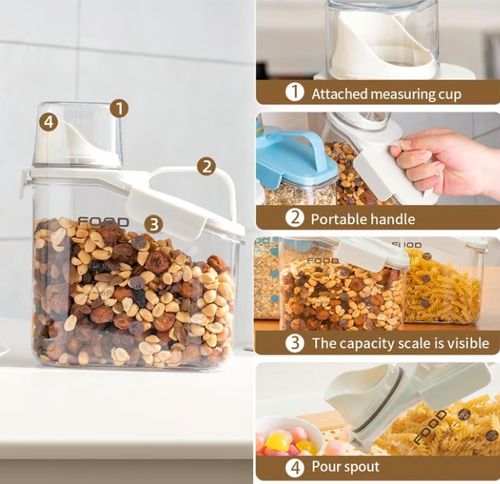 Clear Airtight Food Storage Containers