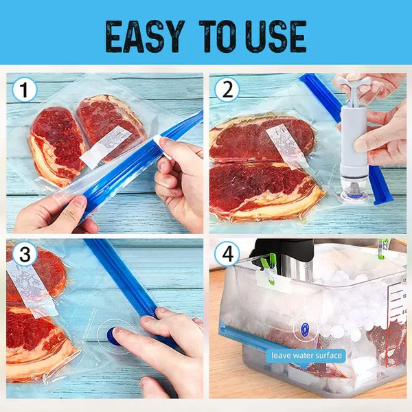 Vacuum seal bag set (🔥15 bags + 1 electric pump🔥)
