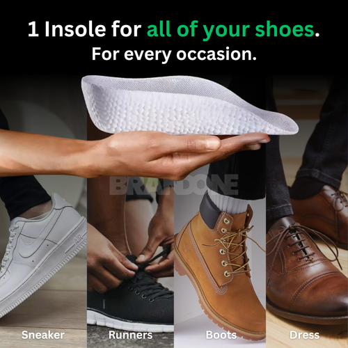 Upgrade Height Increase Insoles for Men Women Elevator Shoes Cushion Arch Support Orthopedic Insoles Sneakers Heel Lift Shoe Pad